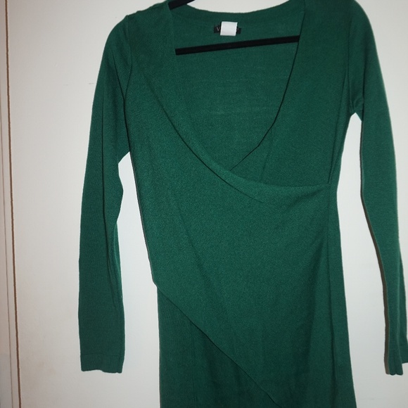 VENUS Sweaters - VENUS Green Tunic Sweater